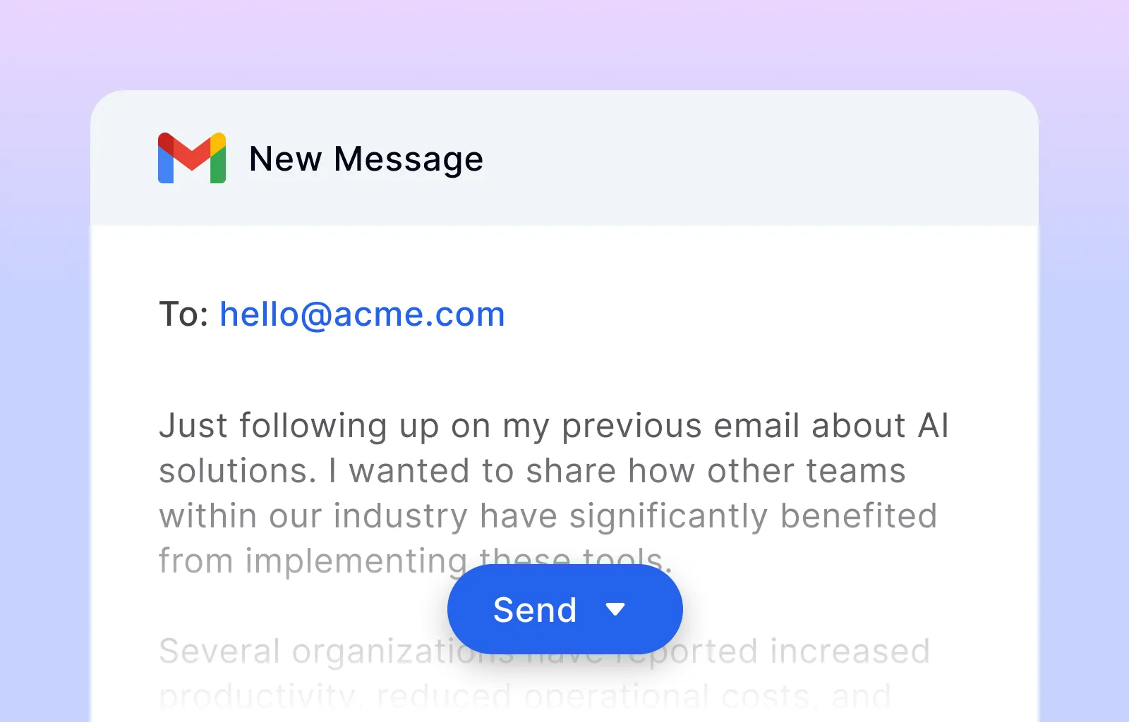 Automatic follow up email illustration
