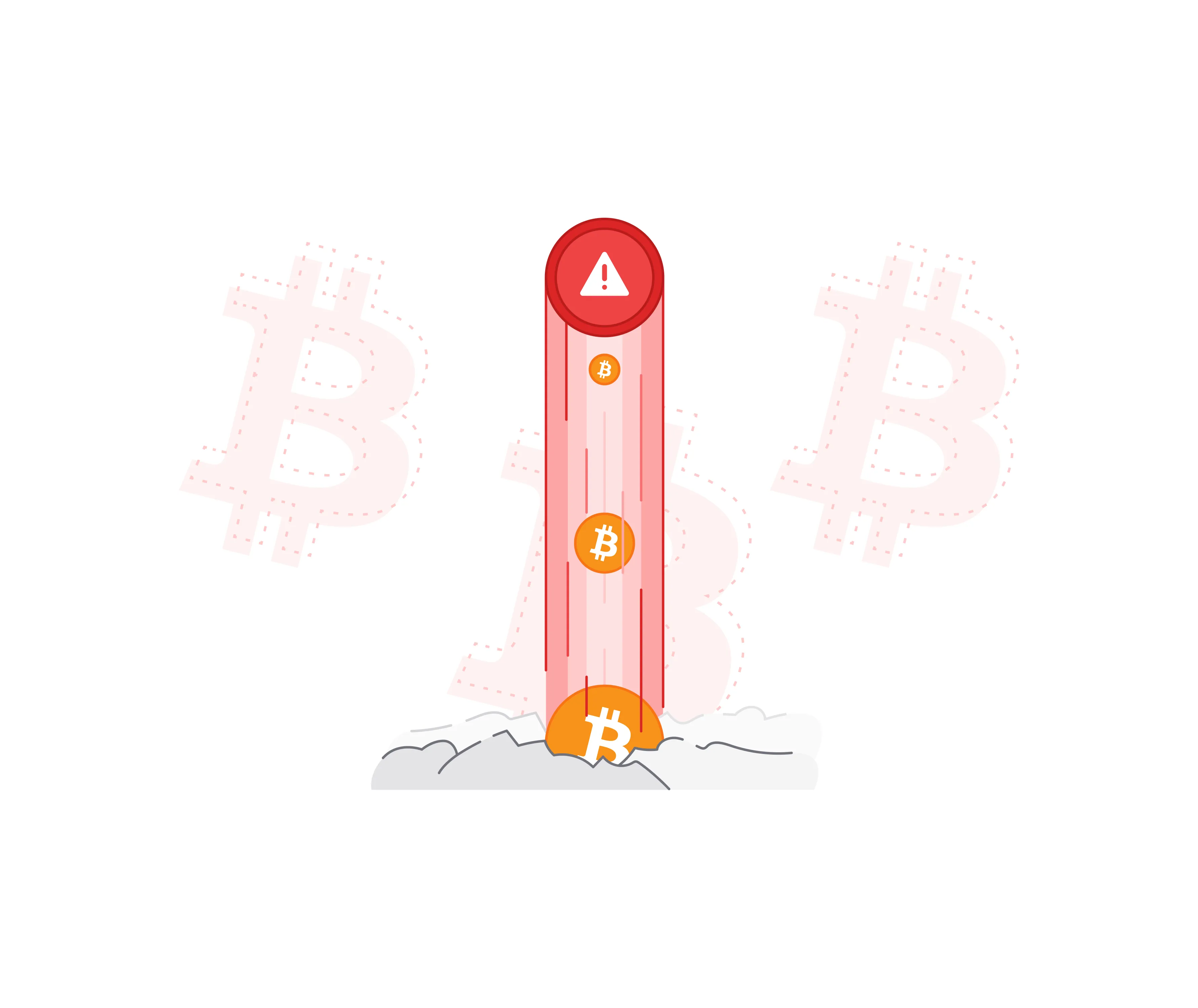 Bitcoin Single Point of Failure Illustration - Risk Warning