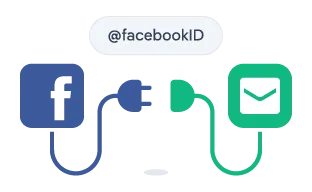 Connect email with Facebook ID illustration