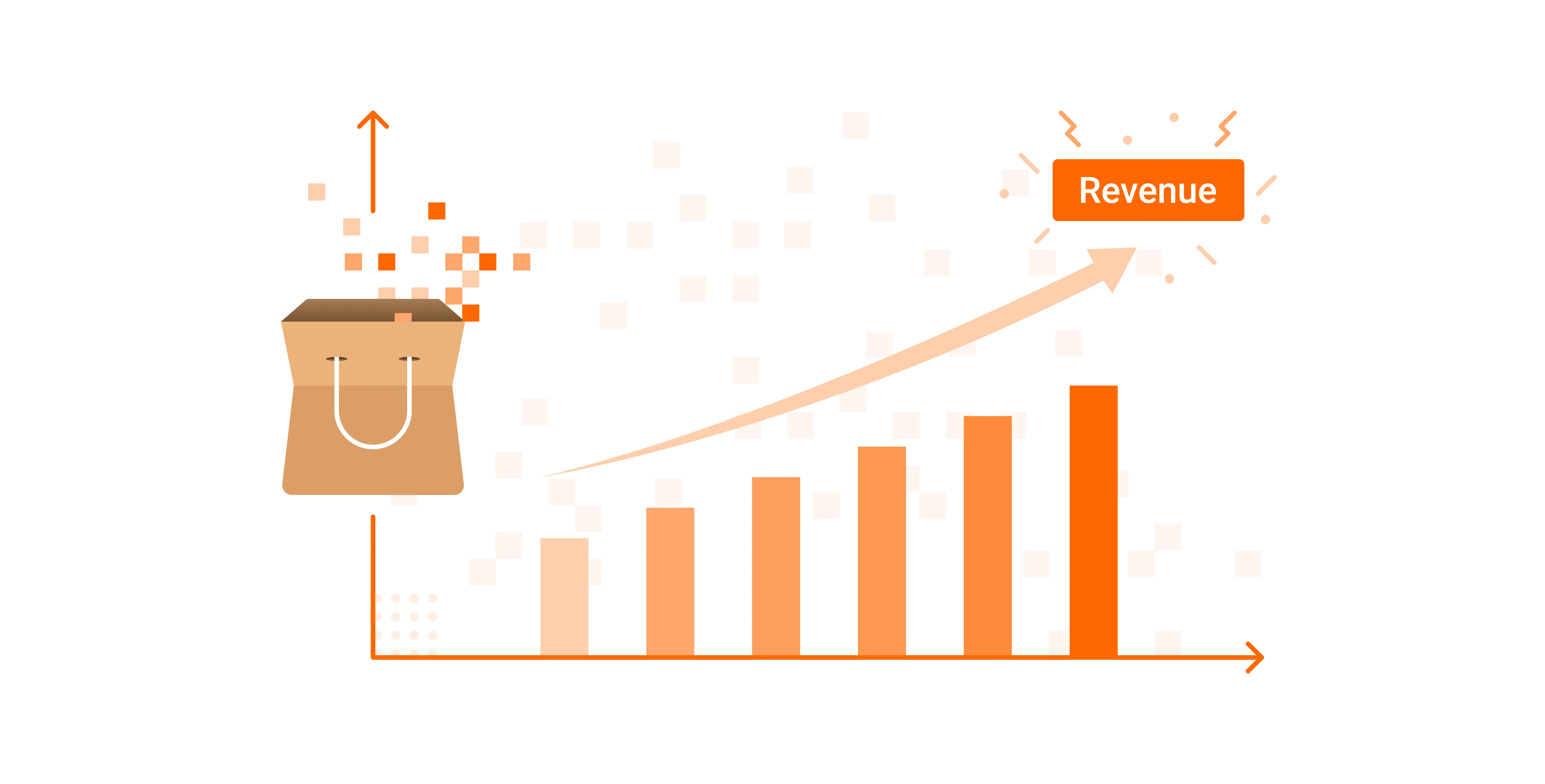 E-commerce statistic illustration