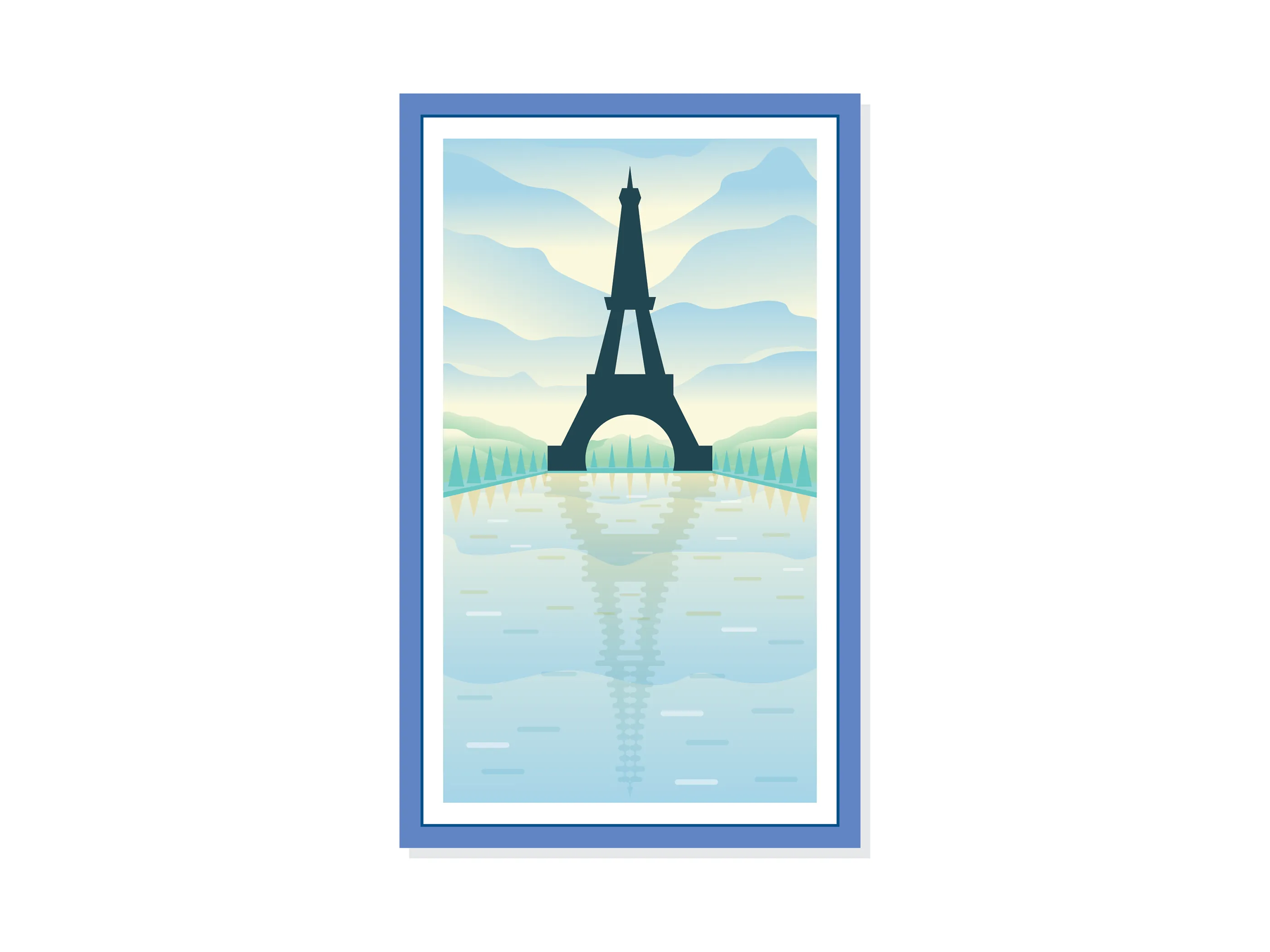 Eiffel Tower illustration
