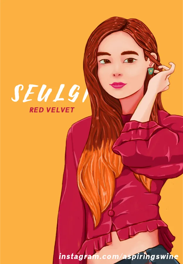 Fanart illustration of Seulgi from Red Velvet