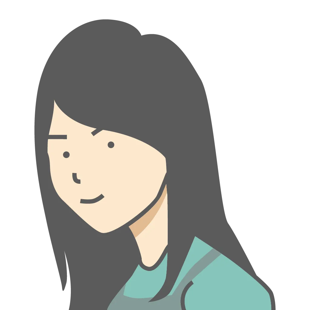 Illustration of a female farmer with long hair
