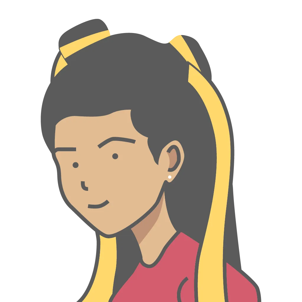 Illustration of a woman with traditional Chinese culture