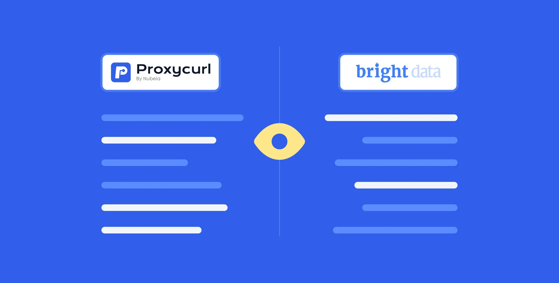 Illustration of Proxycurl vs BrightData comparisson