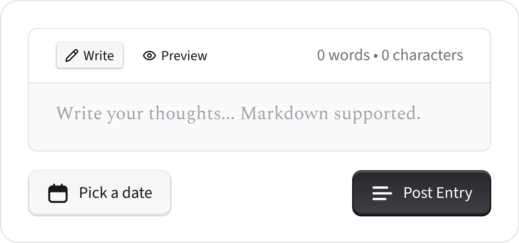 Image of a text editor interface