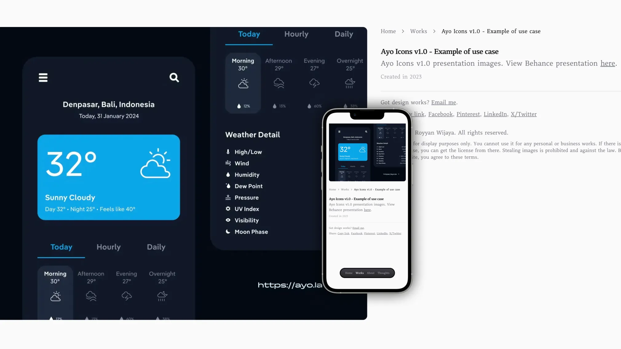 Mobile responsive web design with smartphone mockup
