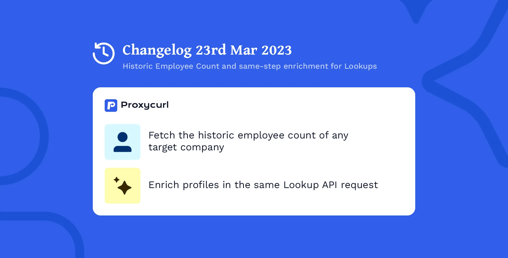Product change log illustration