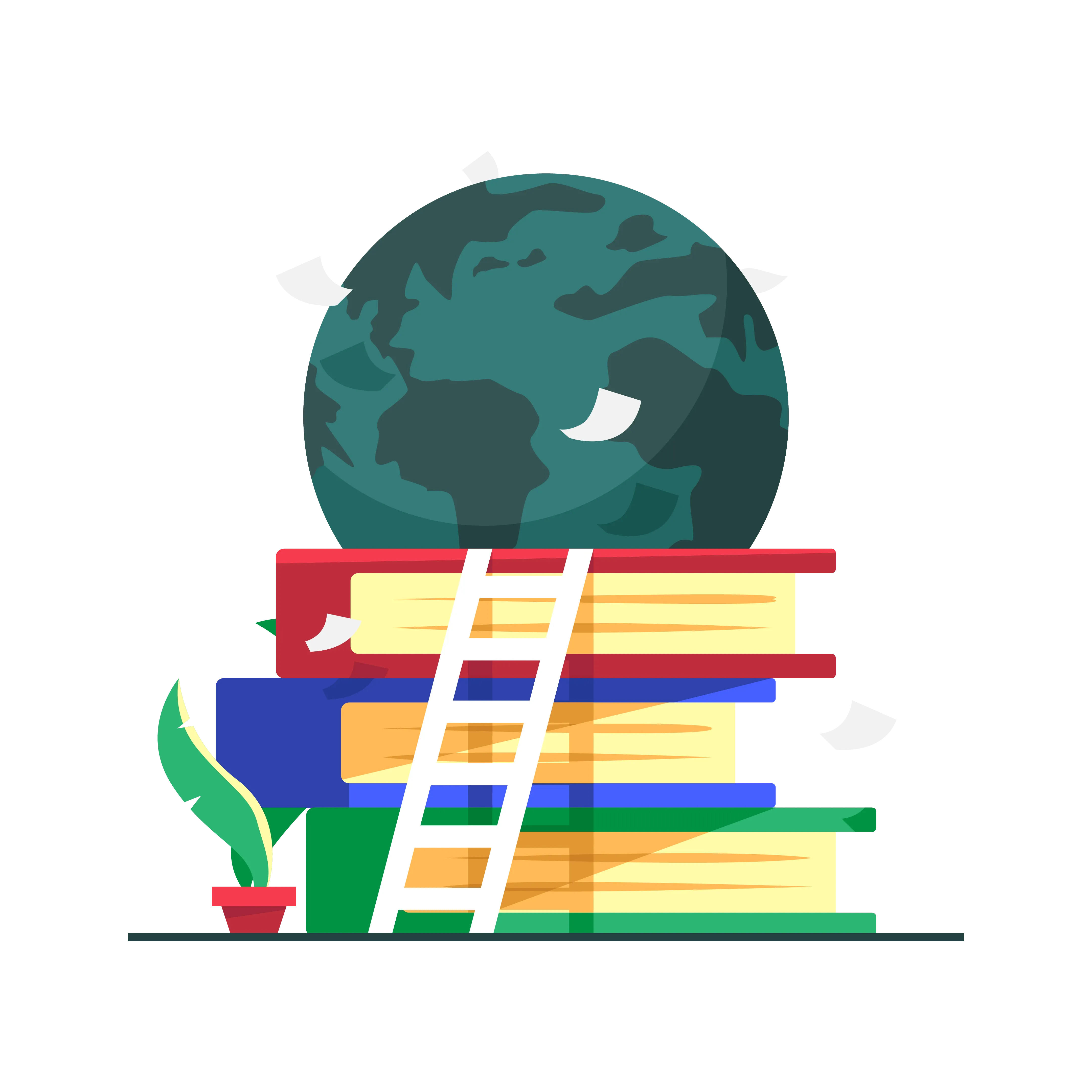 World book day illustration