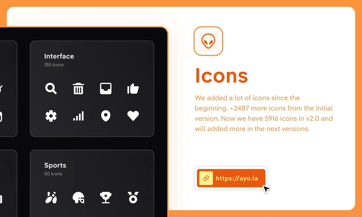 Ayo Icons v2.0 - Additional icons update
