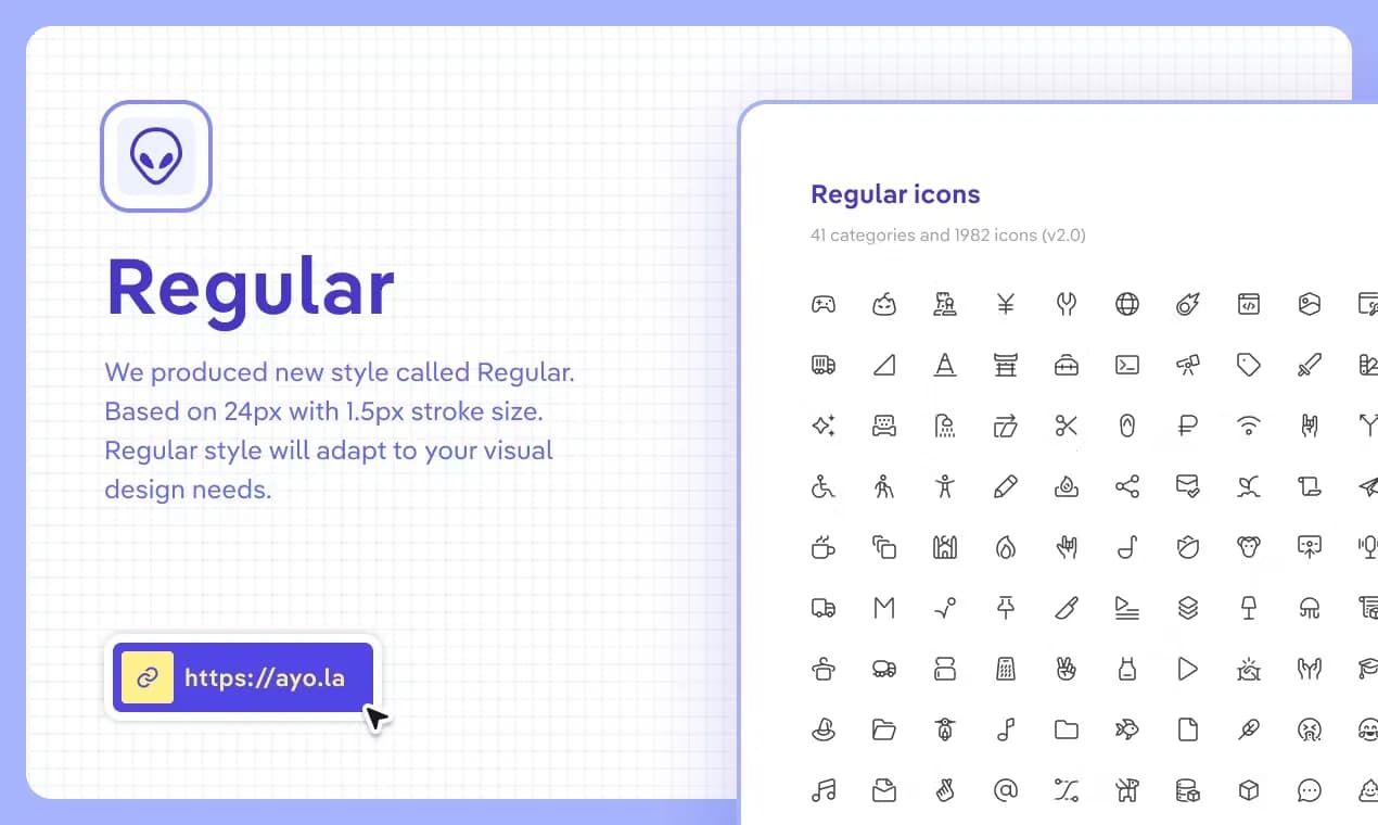 Ayo Icons v2.0 - Regular style
