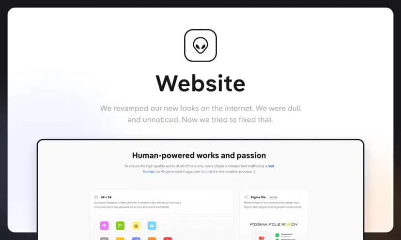 Ayo Icons v2.0 - Revamped the website