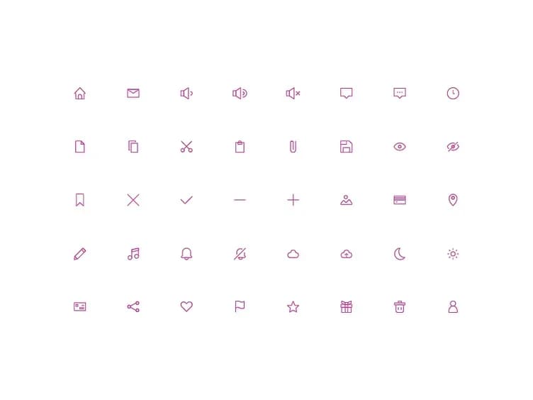 My first icon set