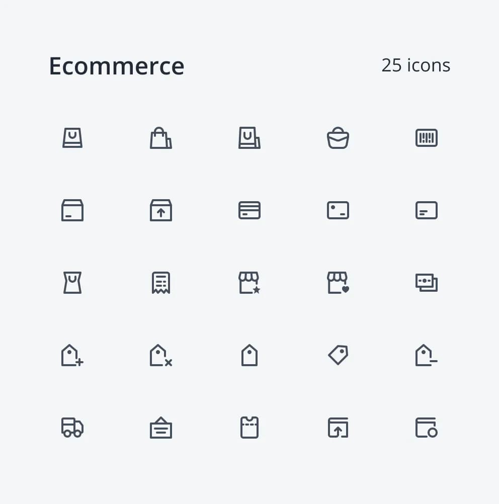 Neu Icons - Ecommerce