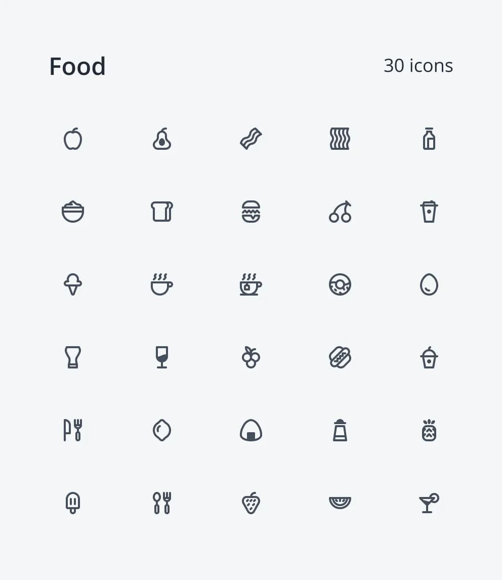 Neu Icons - Food