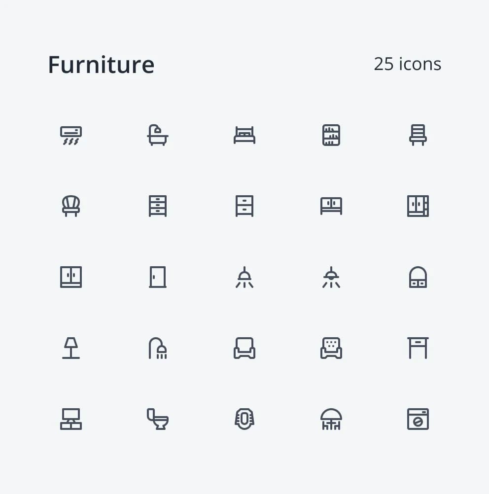 Neu Icons - Furniture