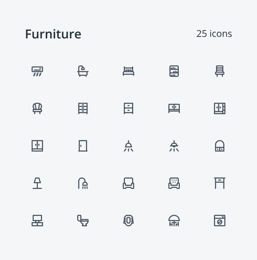 Neu Icons - Furniture