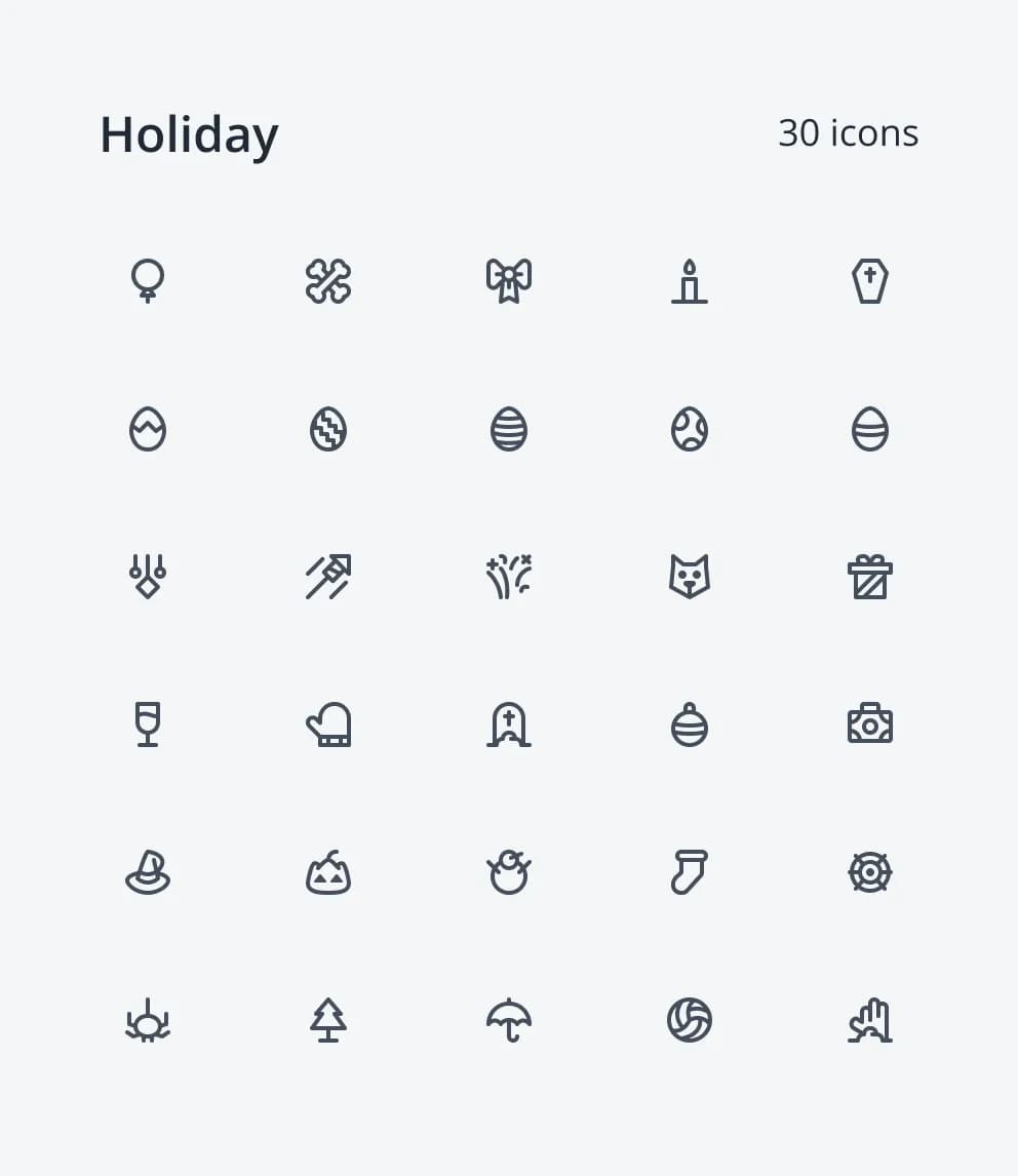 Neu Icons - Holiday