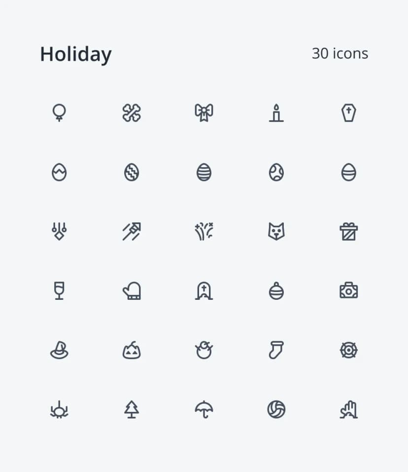 Neu Icons - Holiday