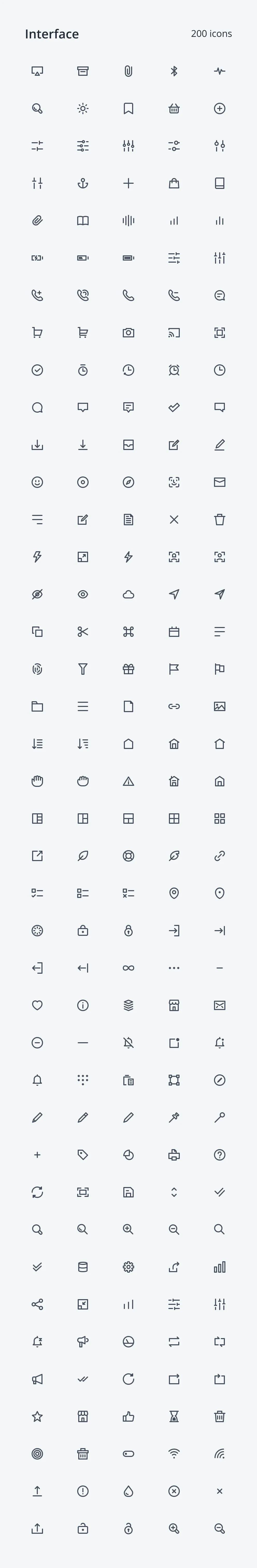 Neu Icons - Interface