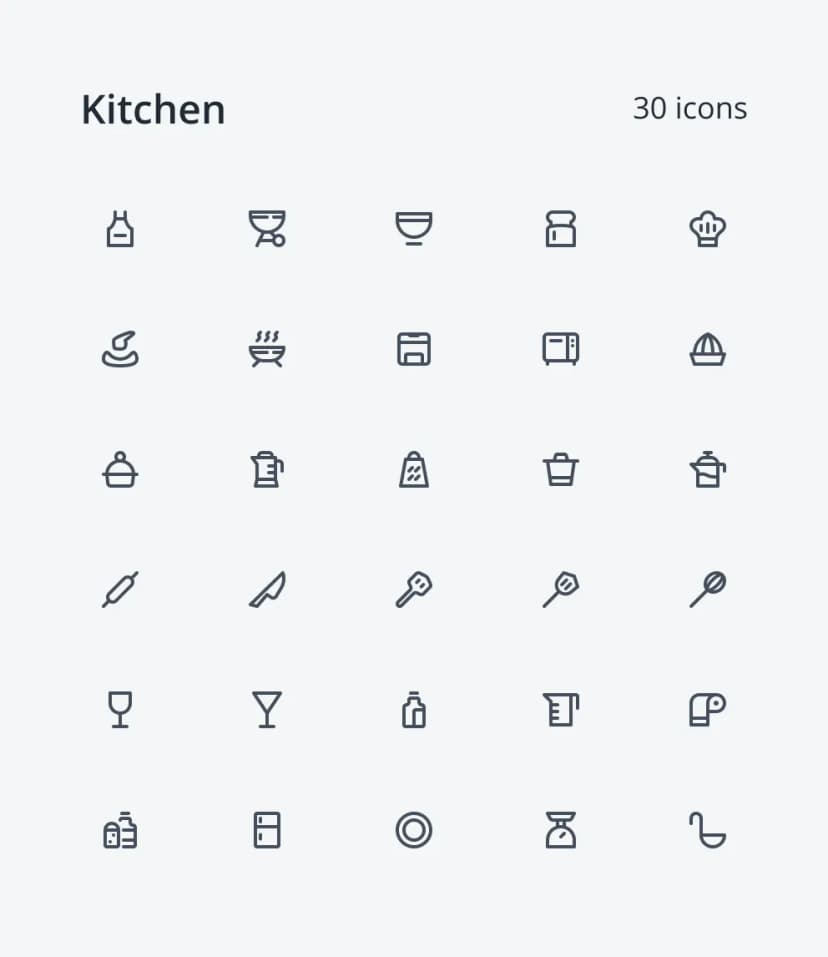 Neu Icons - Kitchen