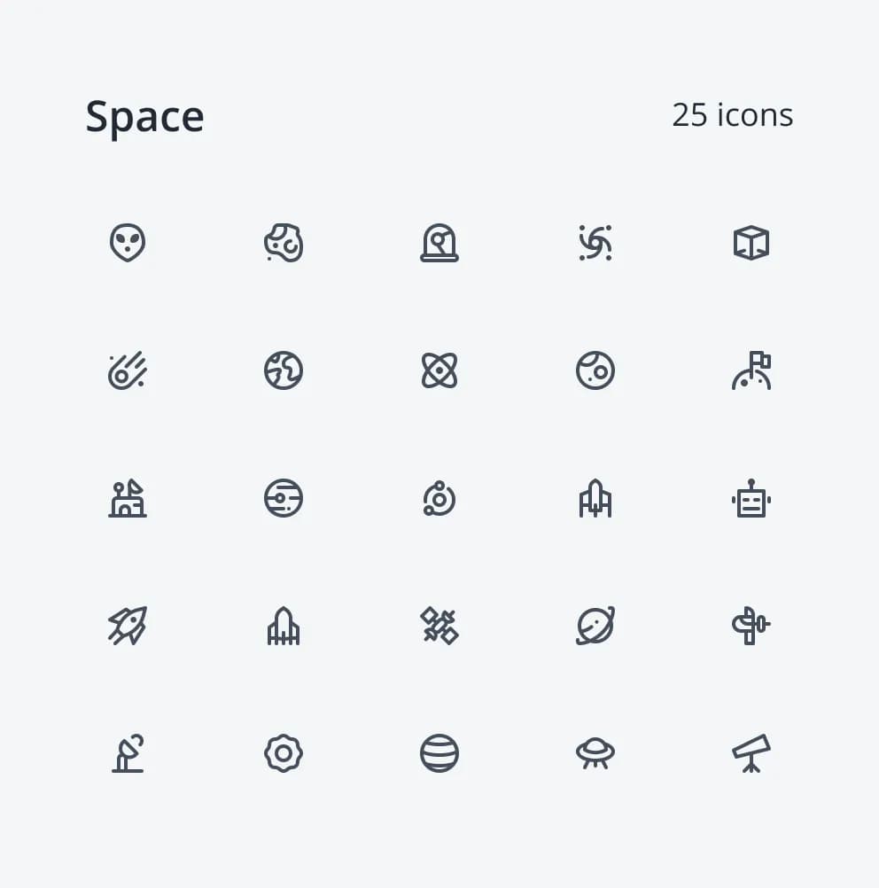 Neu Icons - Space