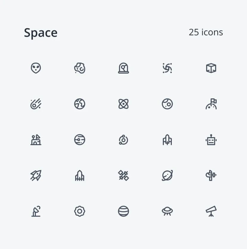 Neu Icons - Space