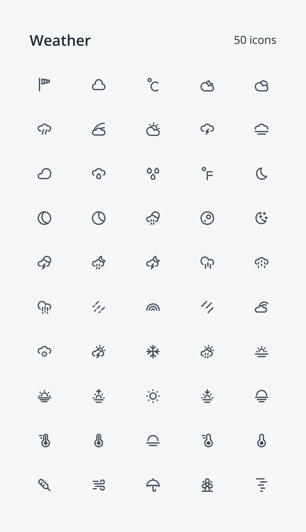 Neu Icons - Weather
