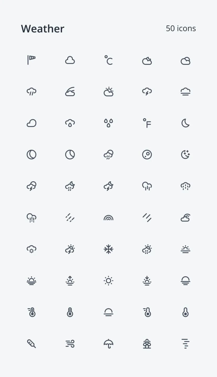Neu Icons - Weather