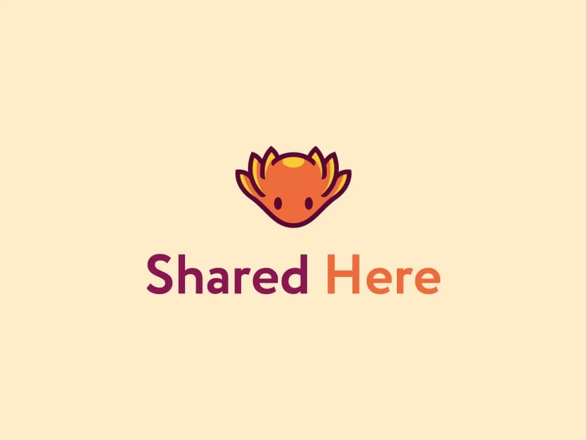 SharedHere logo design